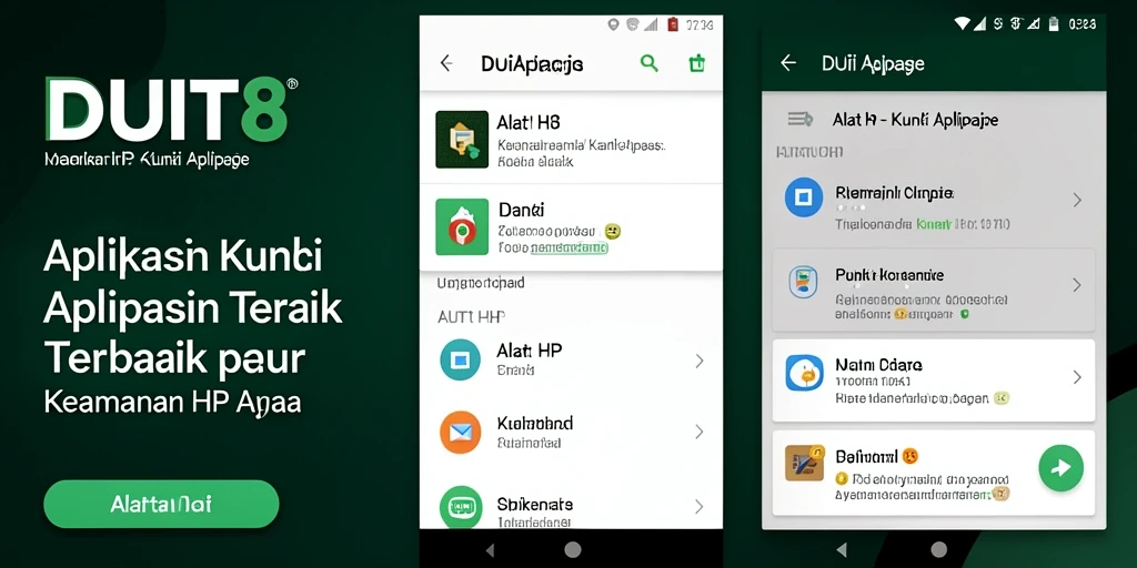 Tampilan antarmuka DUIT8 yang modern dan user-friendly.