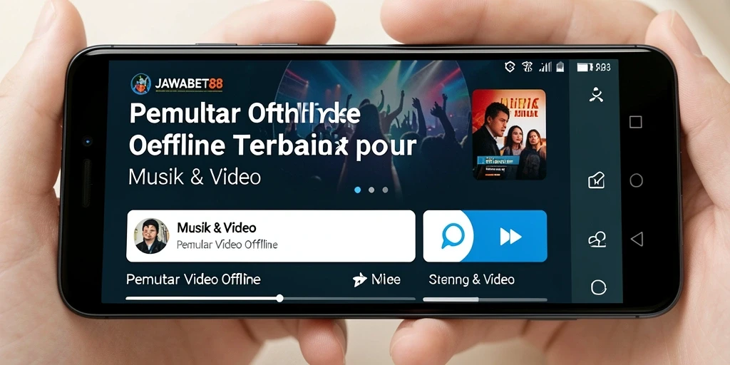 Tampilan antarmuka JAWABET88 yang user-friendly untuk Pemutar Video Offline.