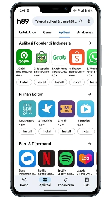 Aplikasi Populer & Kanal Uji h89 - Temukan Solusi Digital Anda